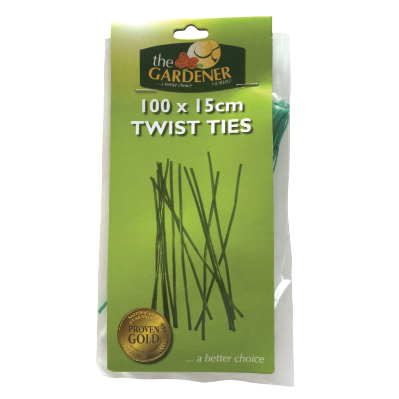 Image of Twist Ties 15cm Precut, PVC Coated