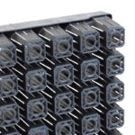 Black 81-Cell Forestry Tray - Bottom view