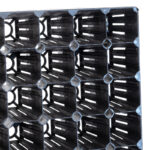 Black 81-Cell Forestry Tray - Top view