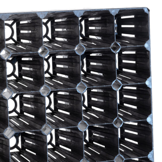 Black 81-Cell Forestry Tray - Top view