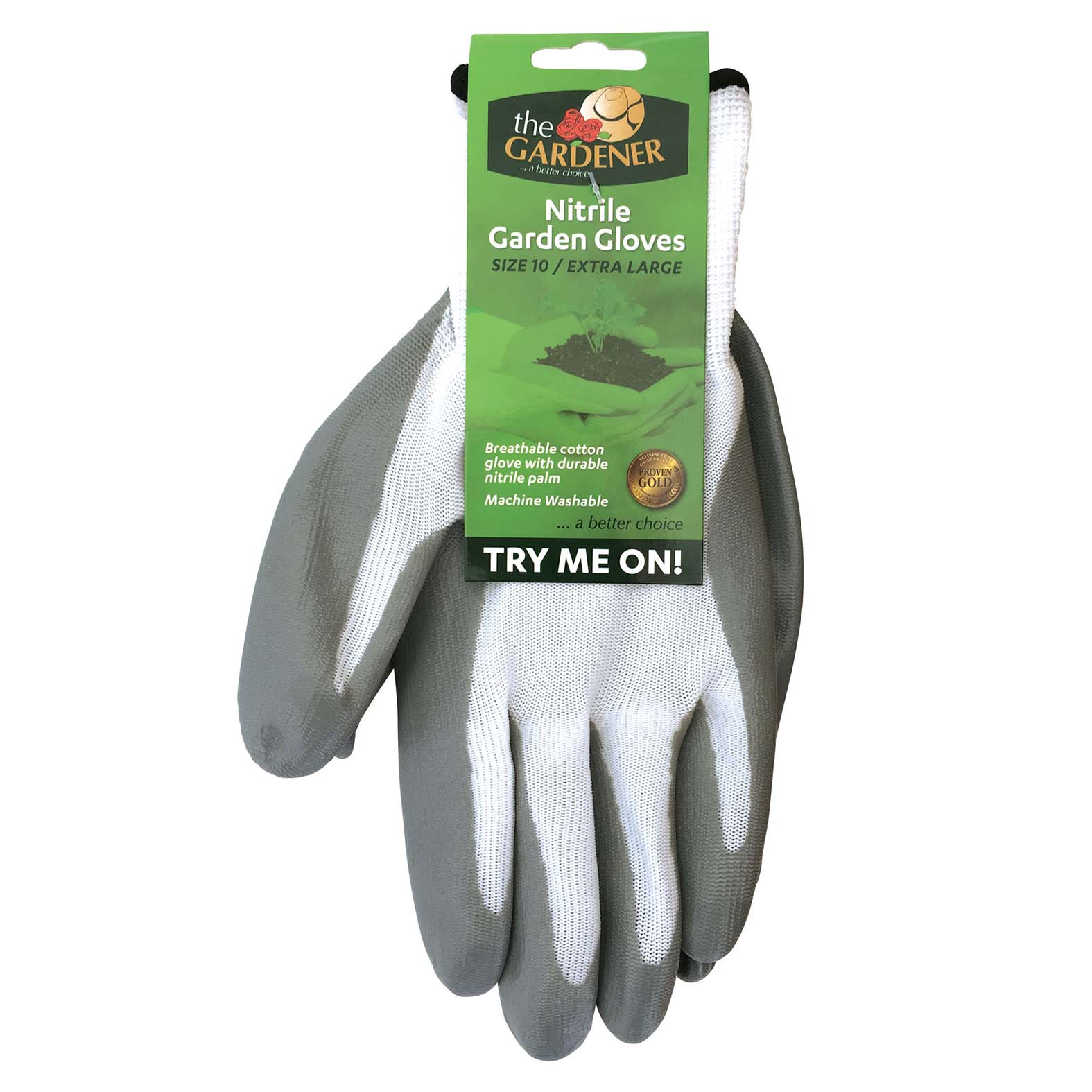 Image of The Gardener Knitted Glove with Nitrile Palm