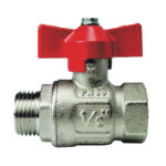 15mm Male/Female Tee Handle Metal Ball Valve