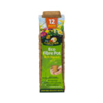 8cm Eco Fibre Square Pot (12 Pack)
