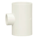 100mm x 80mm PVC Plain Reducing Tee