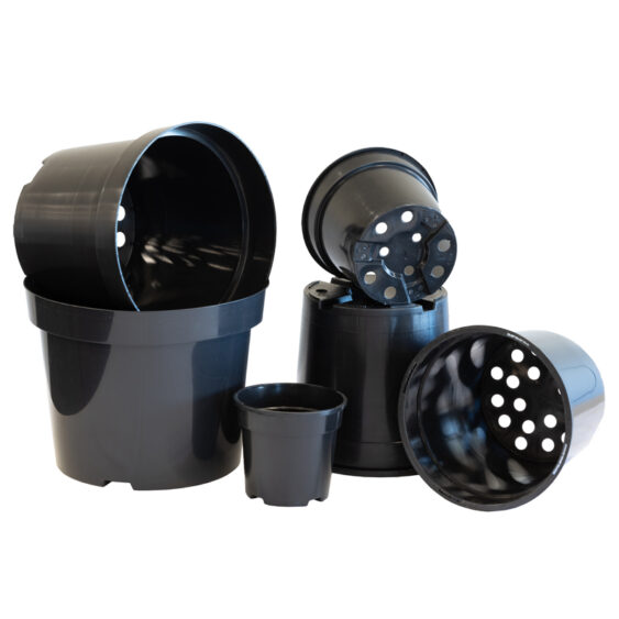 Round Injection Moulded Pots