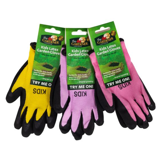 The Gardener Kids Latex Gloves