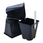 2L Square Round Bottom Pot with Tag Slit