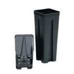 0.7L Deep Tube 7x7x18cm black